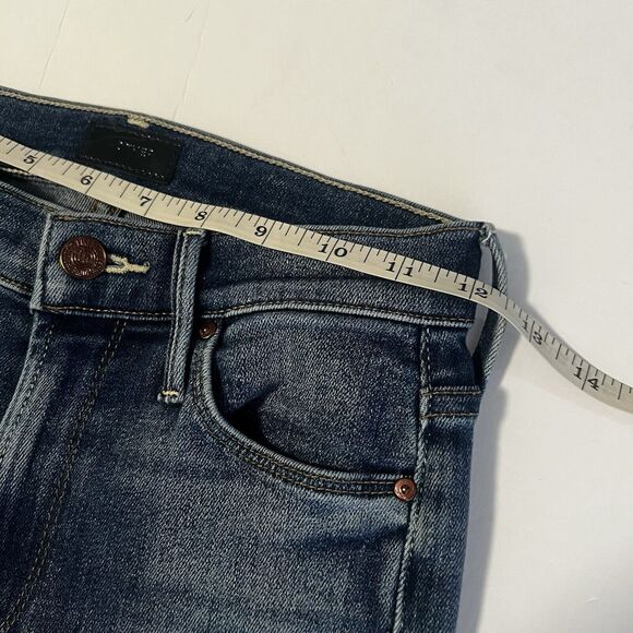 Mother Sz 24 The Mid Rise Dazzler Jeans in Satisfaction Guaranteed Blue - Picture 7 of 9